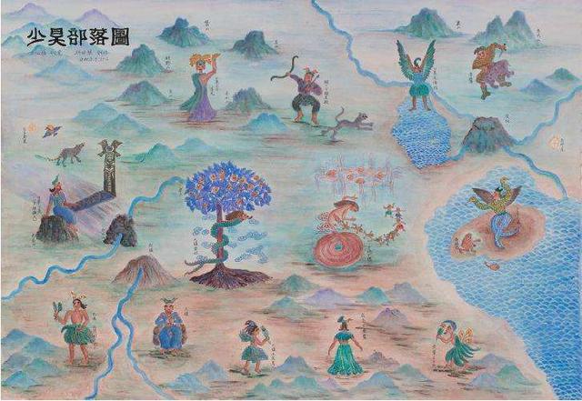 古代山海图原图揭示神秘的自然之美和传说传承
